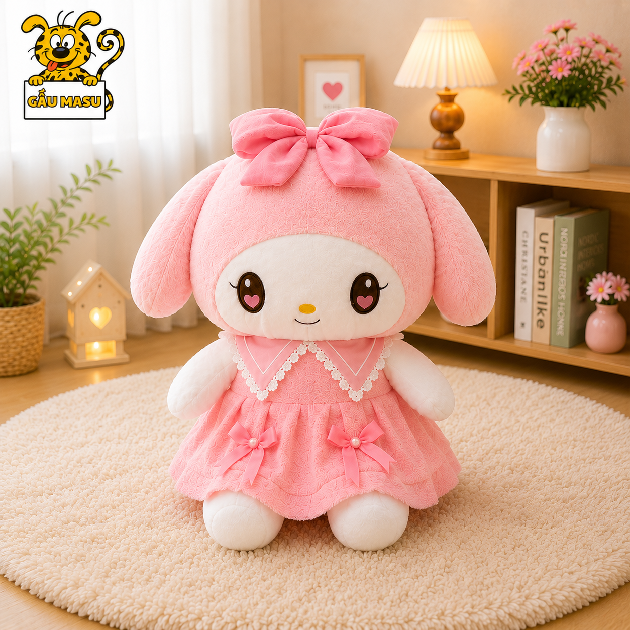 Gấu bông Melody mặc váy